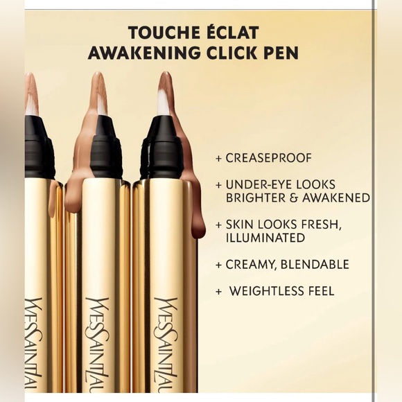 YSL Touche Éclat Awakening Concealer Click Pen- 1 Luminous Radiance - Picture 4 of 11